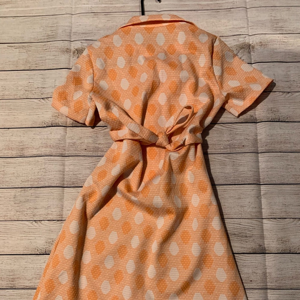 🔥Host pick🔥Vintage coral polka dot dress - Picture 11 of 16